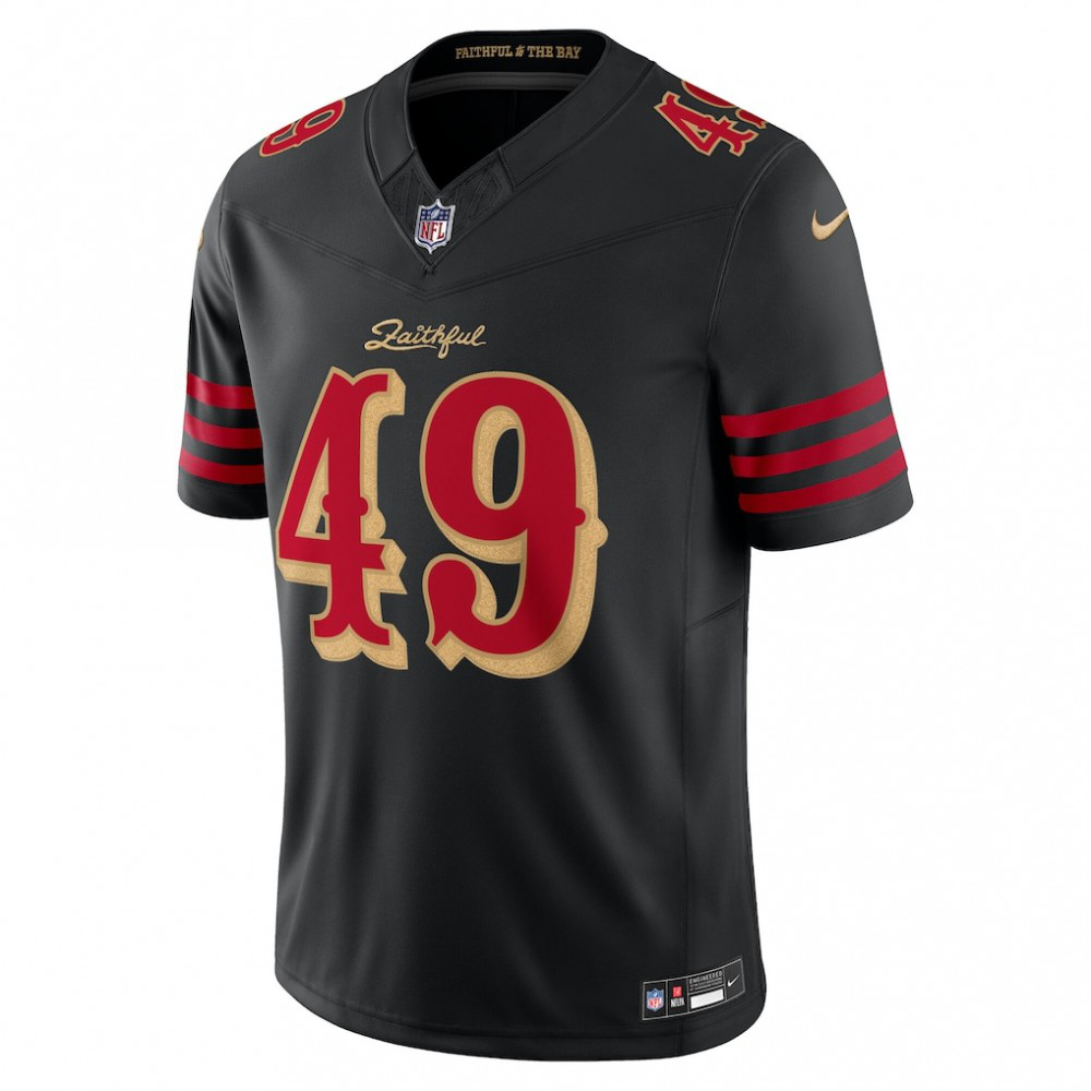 The Faithful San Francisco 49ers Nike 2025 Rivalries Collection Limited Jersey - Black-GridironStore